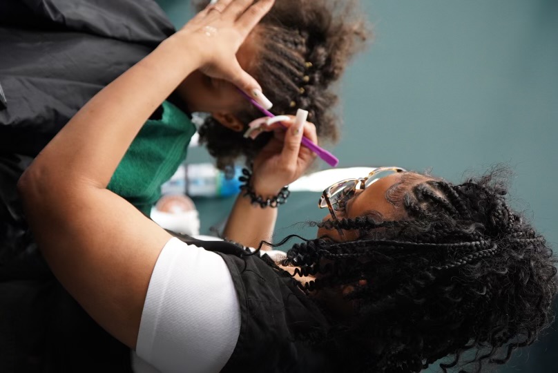 Braiding work for the kids
